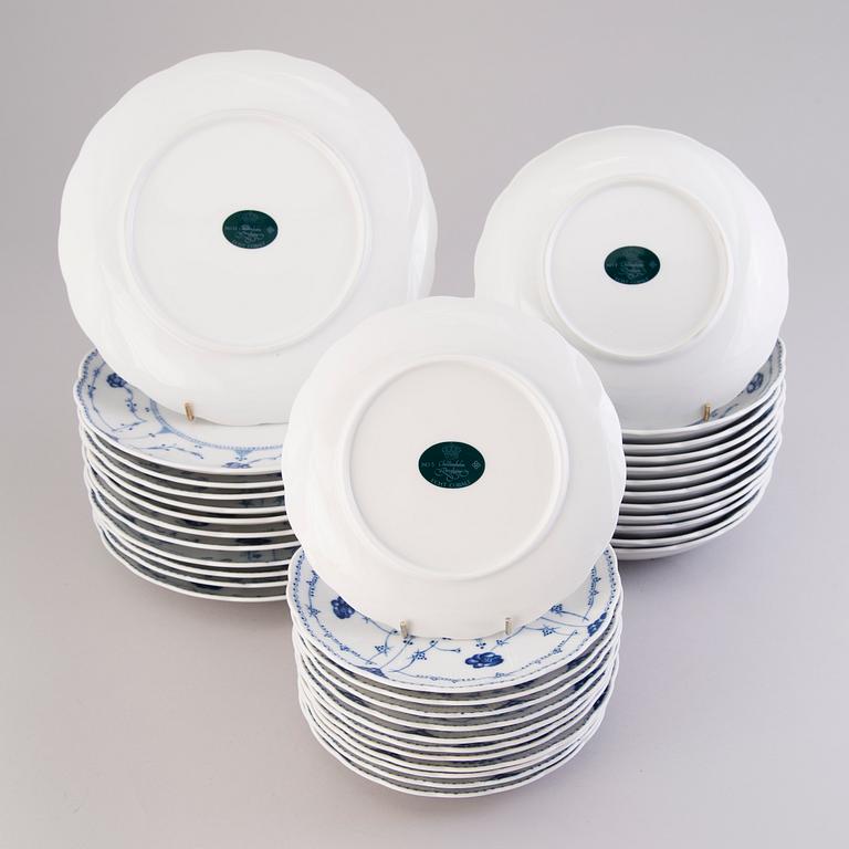 A 47-piece set of Danish 'Eternell' porcelain dinnerware from Christineholm.