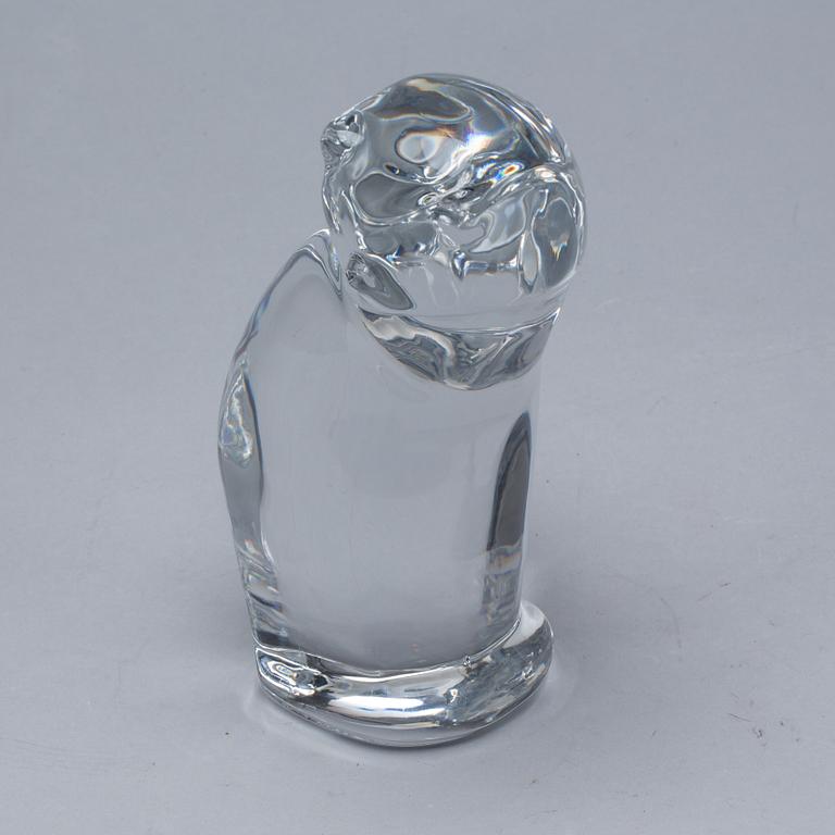 SKULPTUR, kristallglas, signerad och numrerad, Olle Alberius, 4283-111, Orrefors.