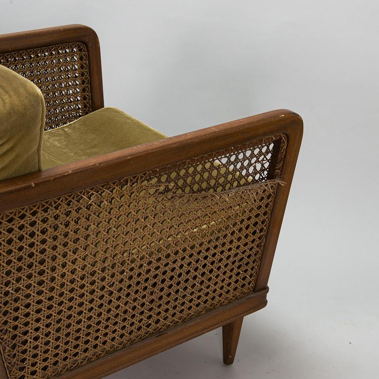 A pair of 1930s armchairs, manufacturer Paul Boman, Finland.