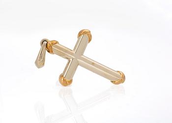 Hermès, 18K gold and white gold, pendant.