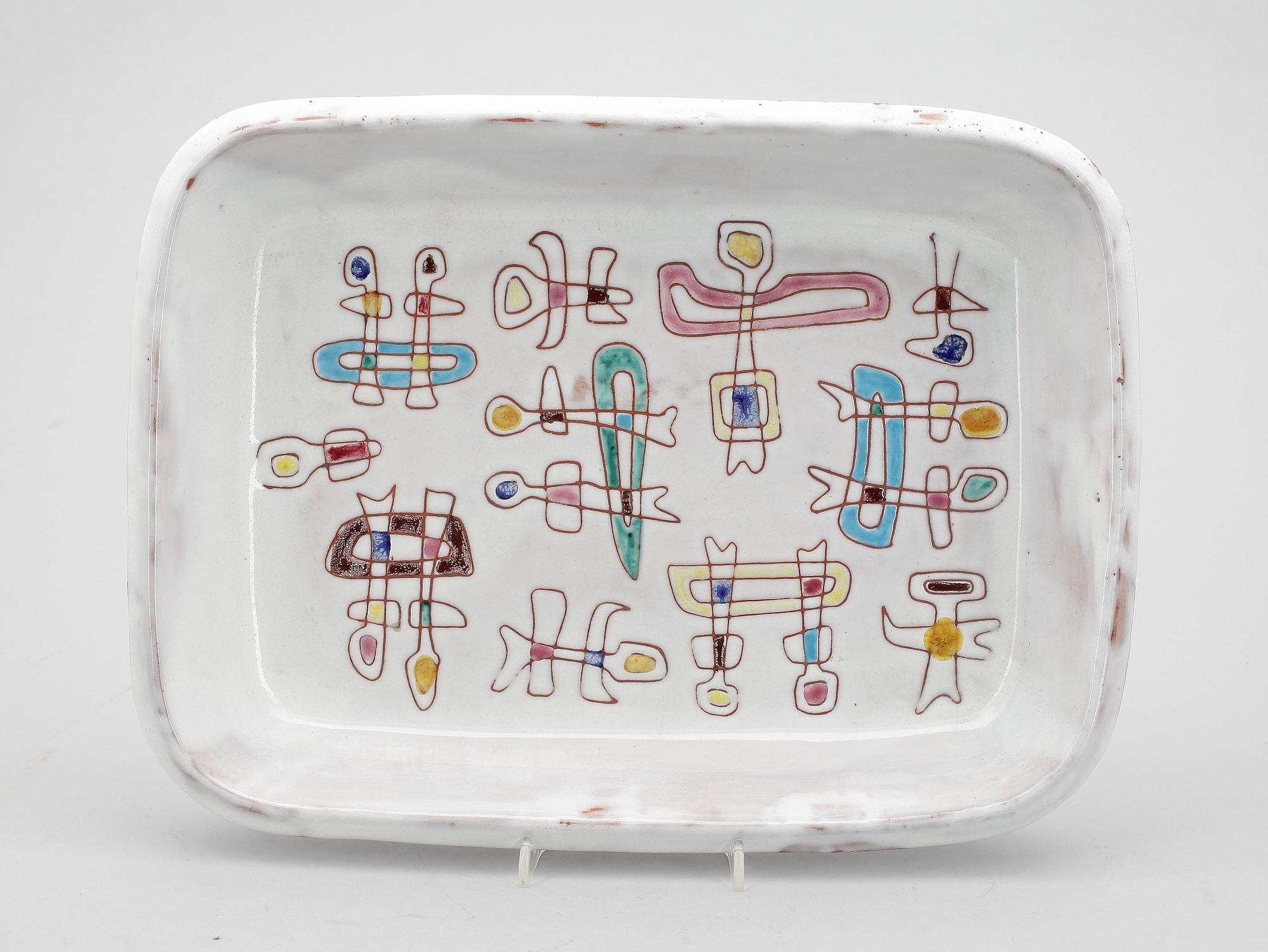 FAT, keramik, Jean Rivier, Frankrike, 1950-tal. Sign.