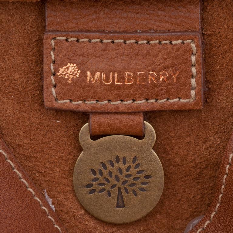 MULBERRY, a brown leather satchel, "Antony".