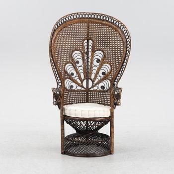 Påfågelstol, 1970-80-tal.