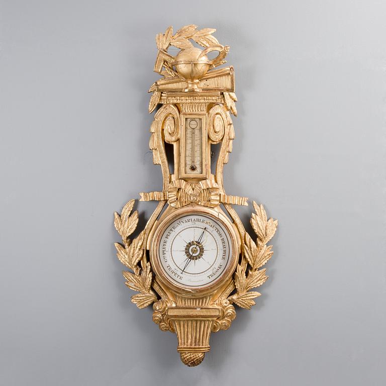 BAROMETER, France 18th century, neoclassical.