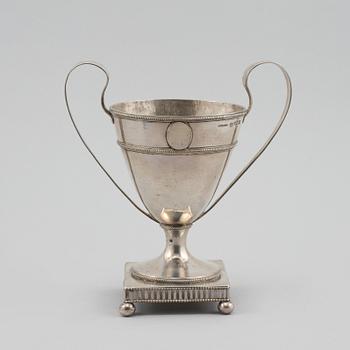 POKAL, silver, Eric Björkman, Eskilstuna, 1799, vikt 390 g.