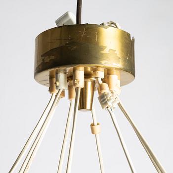 Hans-Agne Jakobsson, An imposing ceiling lamp, Hans-Agne Jakobsson AB, Markaryd, 1950s.