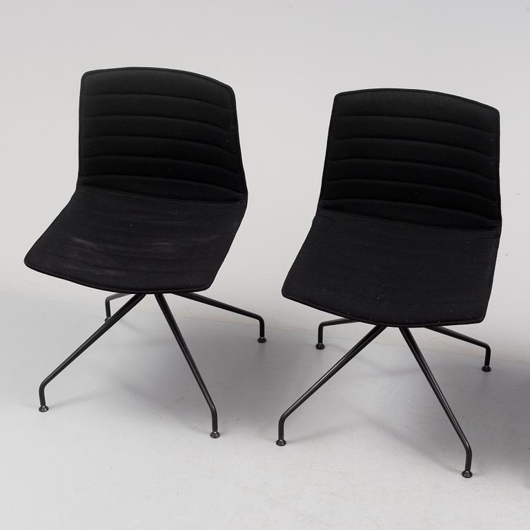 A set of four "Catifa Up" chairs Lievore Altherr Molina, Arper, Italy.
