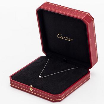 Cartier, halsband, "1895", 18K vitguld med briljantslipad diamant.