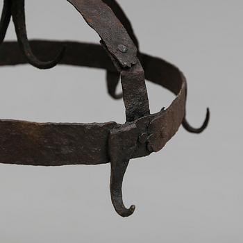 KÖTTKROK, smide, 1700-tal. Höjd ca 22 cm.