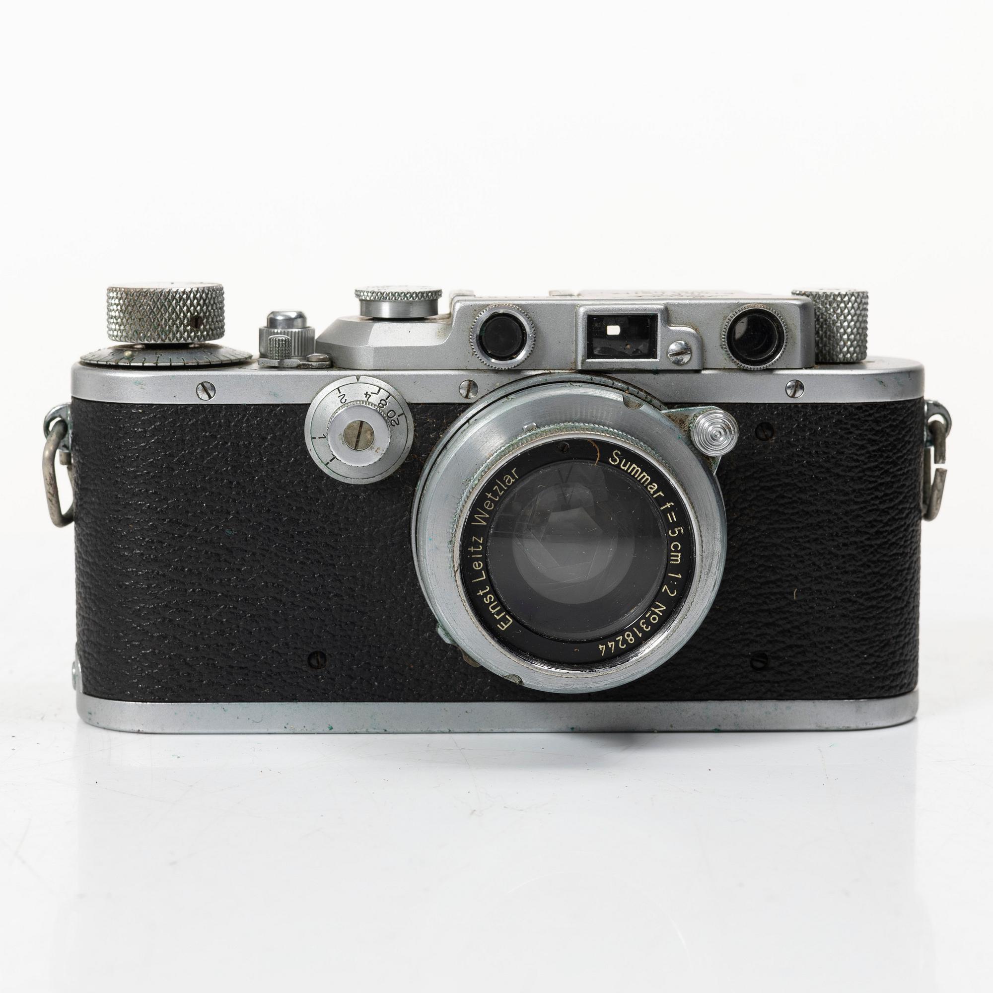Camera, Leica, Ernst Leitz Wetzlar, before 1945, Germany.