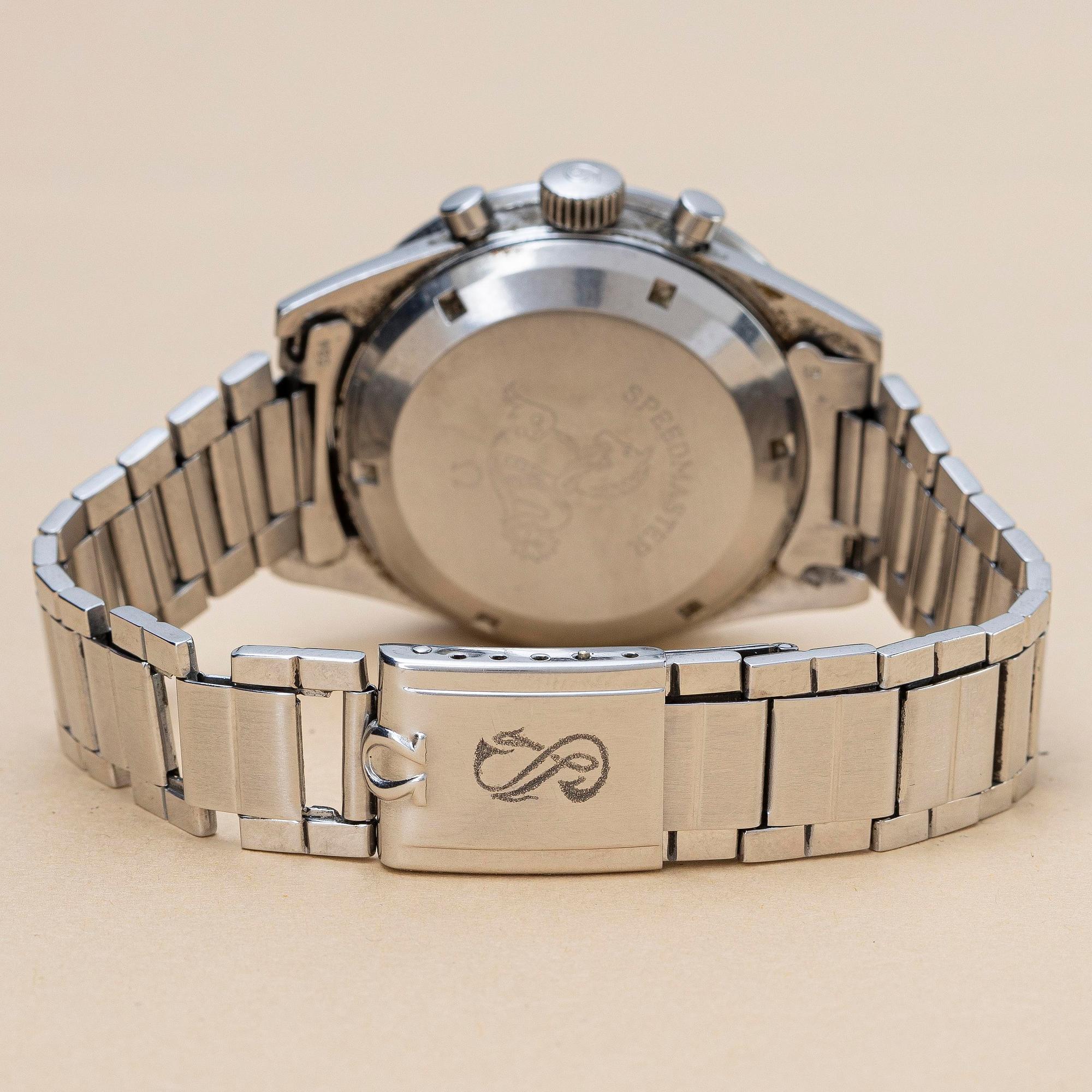 Omega, Speedmaster, "Base 1000", "Tropical Dial", "2998-1", "Naiad crown", ca 1959.