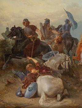 Oskar Leonard Andersson, Bataljscen.