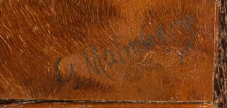 Gerhard Malmberg marquetry panels 2 pcs Mjölby Marquetry 1920s/30s.