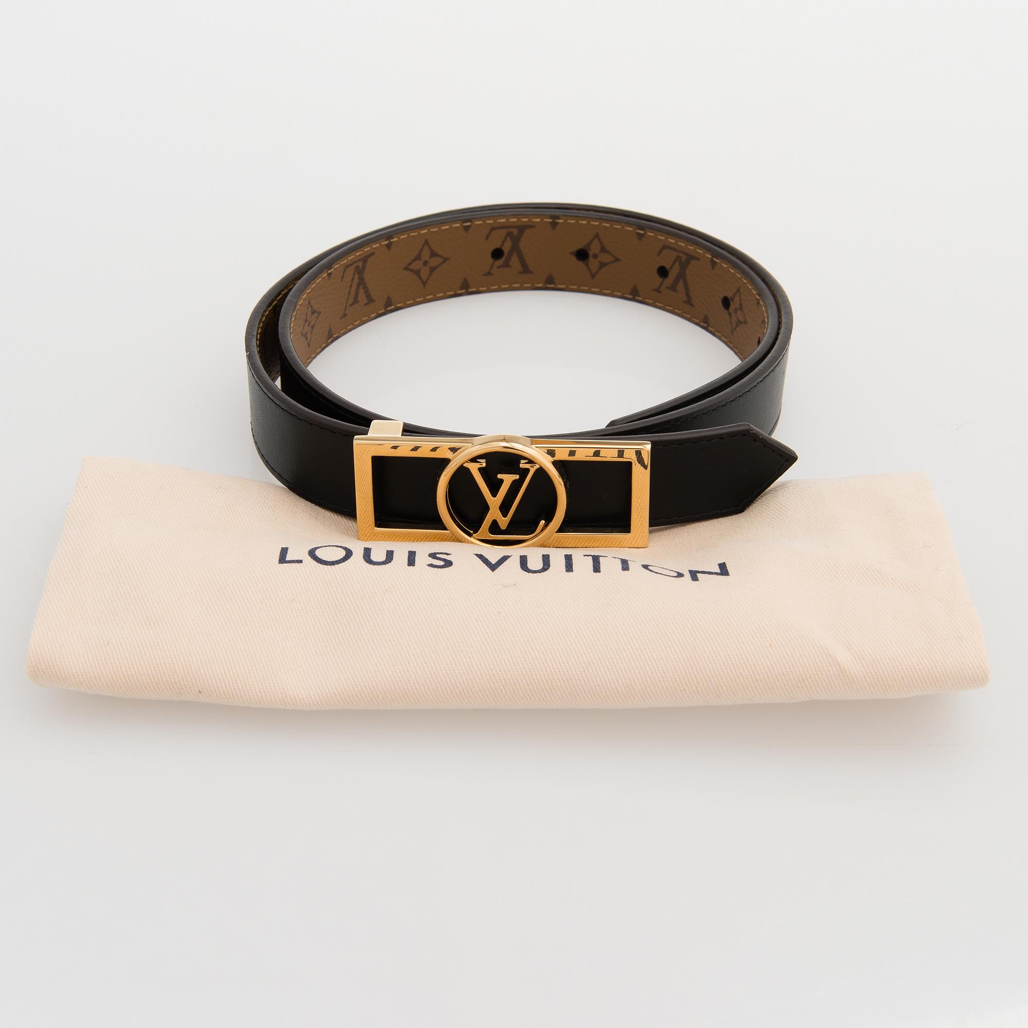Louis Vuitton, "Dauphine Reversable", vyö, koko 70/28.
