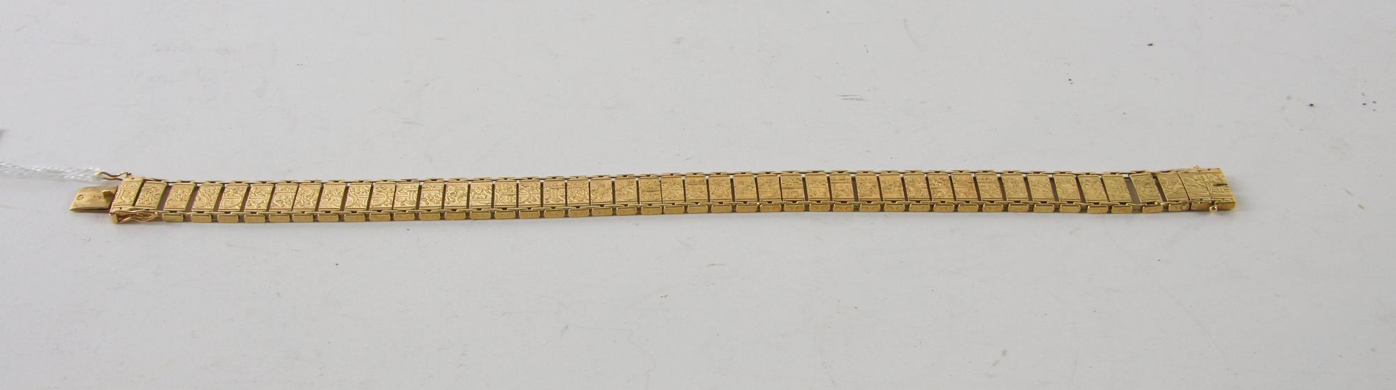 ARMLÄNK, guld 18 K.