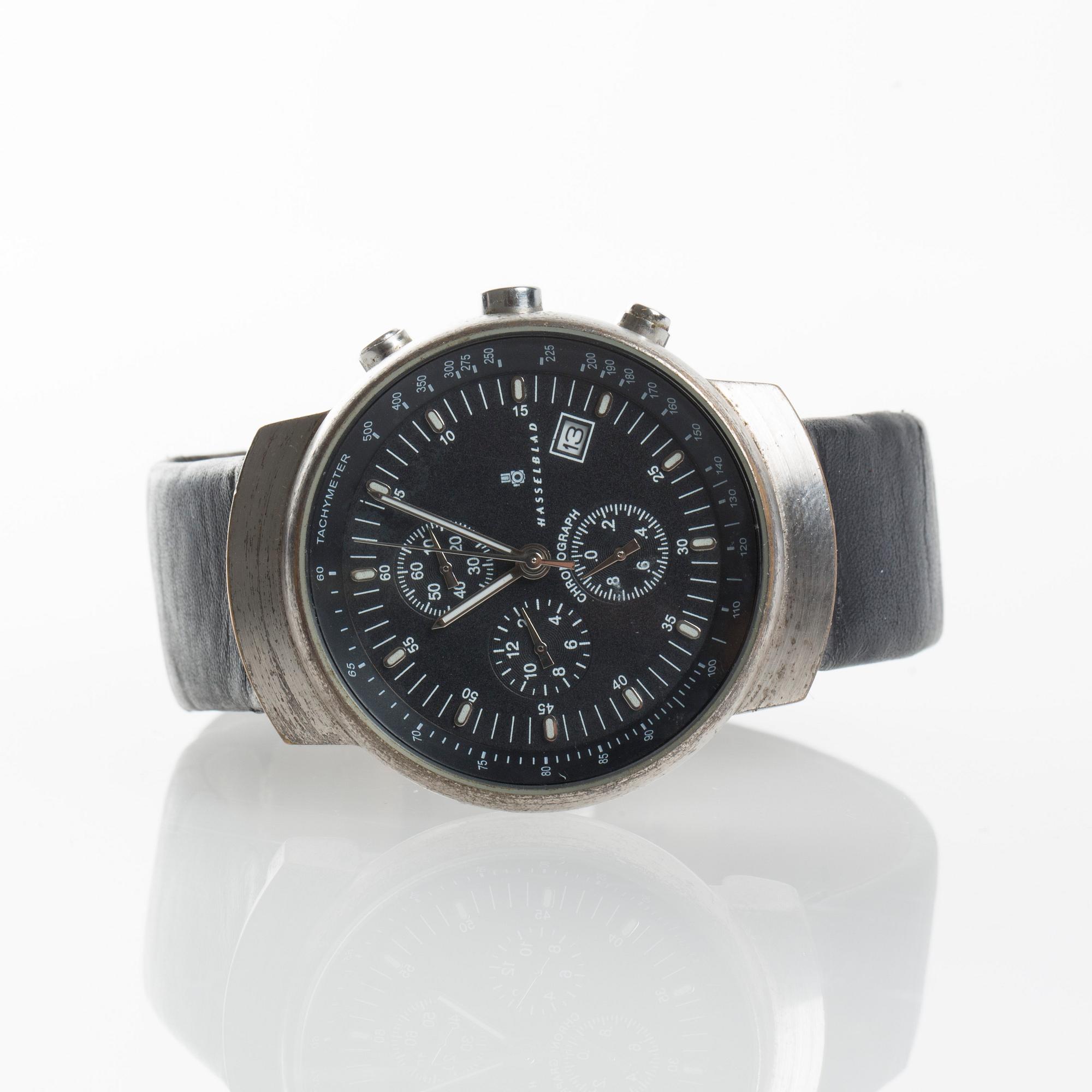 ARMBANDSUR, herr, Hasselblad Cronograf, 1900-talets andra hälft.