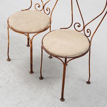 A pair of model 'Vichy' garden chairs, Nordiska Kompaniet.
