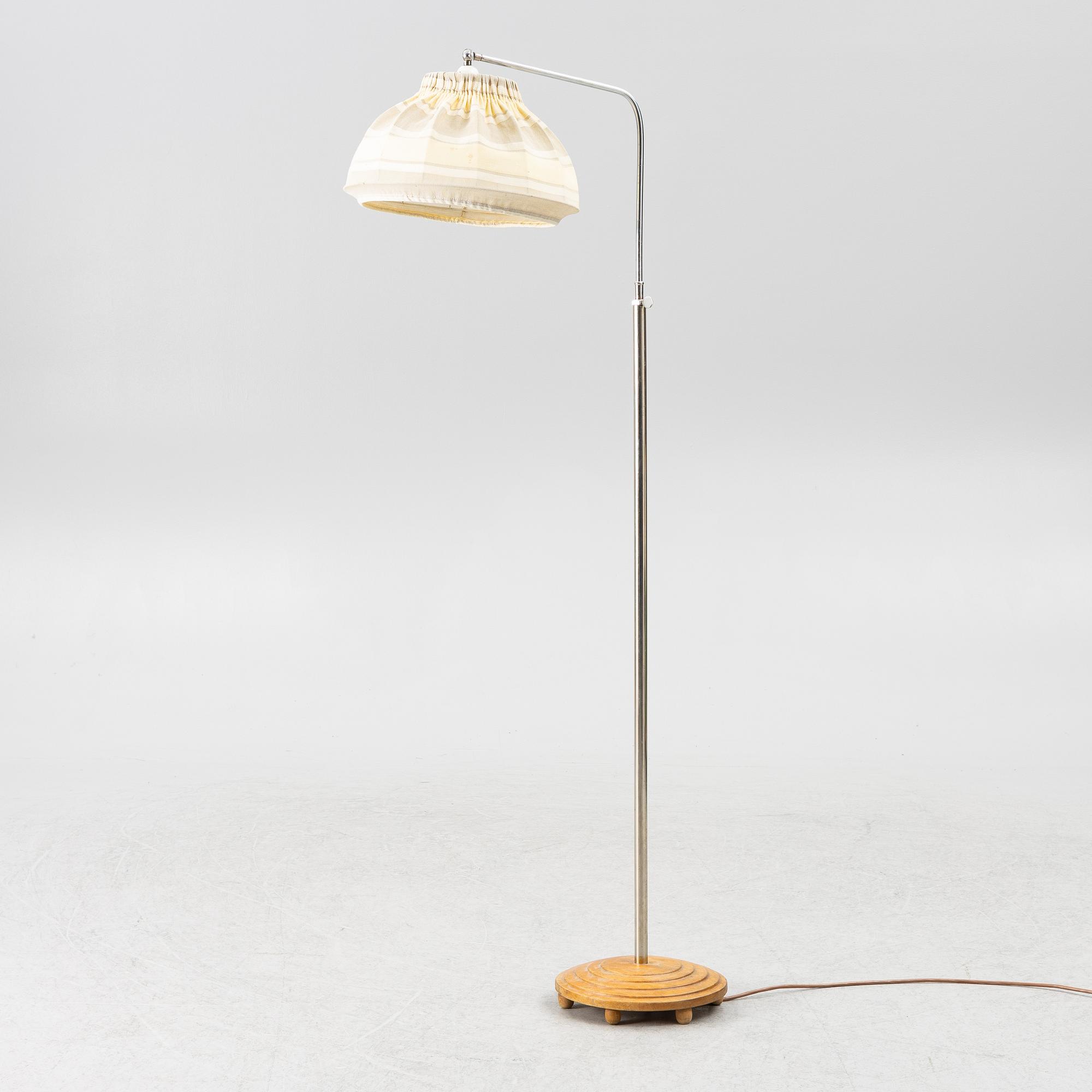 Floor lamp, functionalist, 1930s.