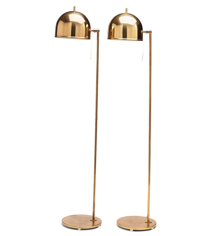 Eje Ahlgren, a pair of floor lamps, model 'G-075', Bergboms, Sweden 1960-70s.