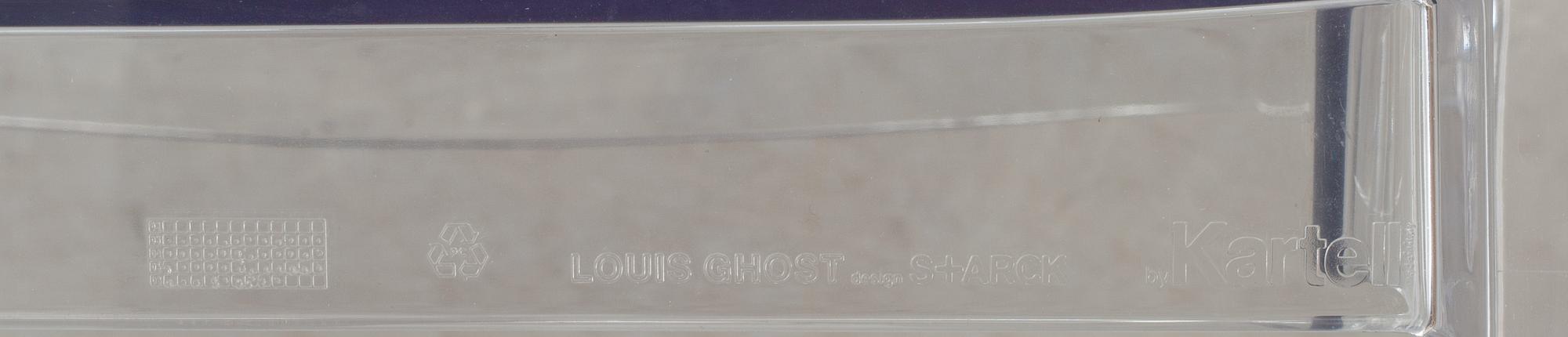 KARMSTOL, "Louis Ghost", Philippe Starck för Kartell.