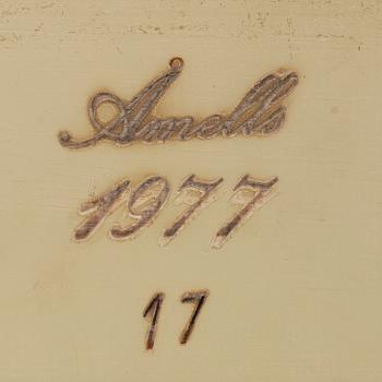 SIDOBORD, SPEGEL, PIEDESTAL samt HÄNGSKÅP, Åmells 1977.