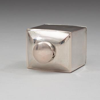 A Finish 18th century silver tea-box, marks of Henrik Petman, Wiborg (1776-1799).
