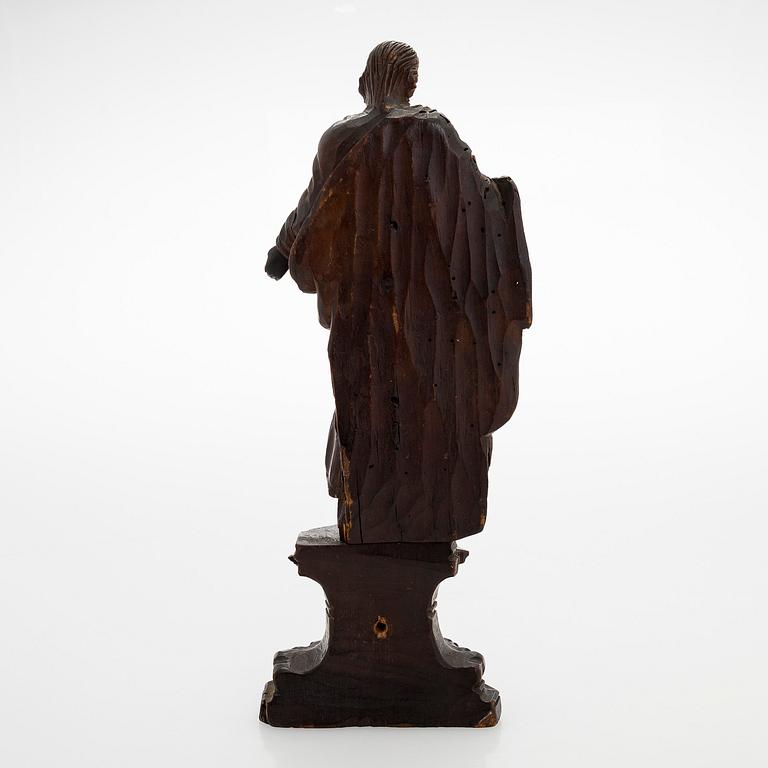 Puuveistos, pyhimys, 1700/1800-luku.