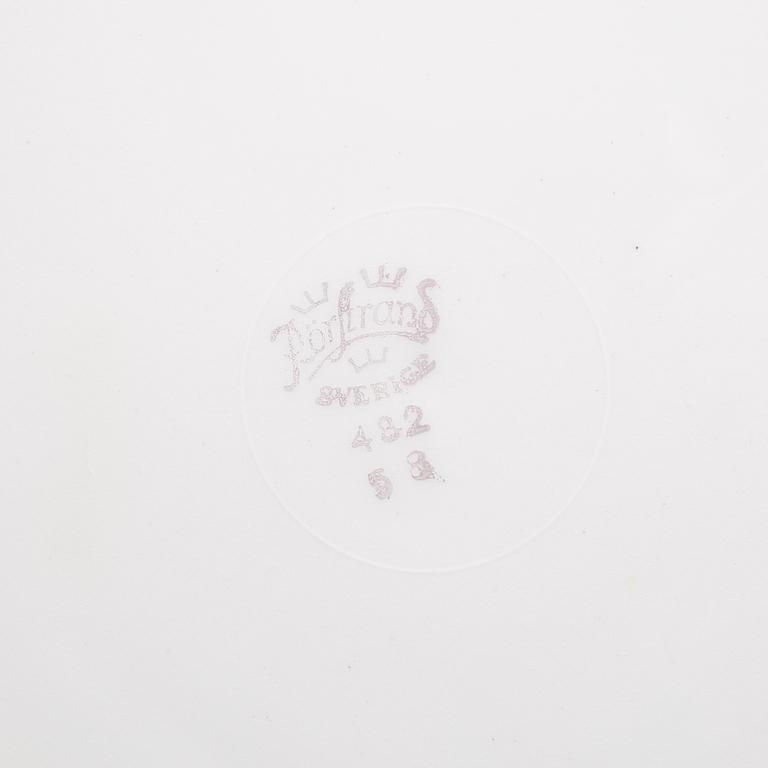 SERVISDELAR, 20+45 st, porslin, "Ariel" samt "Swedish Grace", Louise Adelborg, Rörstrand, 1900-tal.