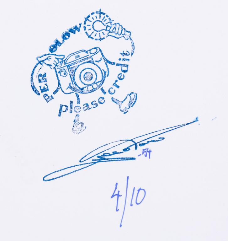 Per-Olow Anderson, "Sophia Loren in Per-Olows MB 300 SL in Rome, 1954".