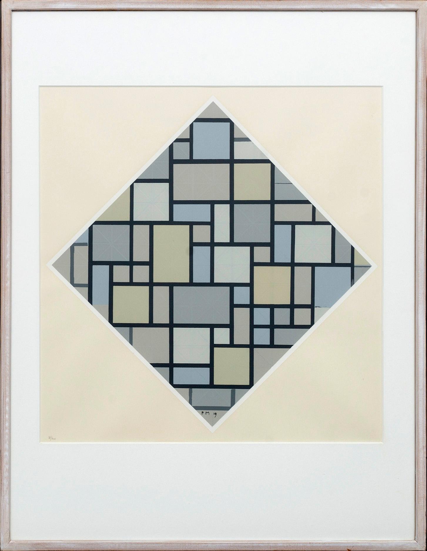 PIET MONDRIAN, serigraph numbered 80/30.
