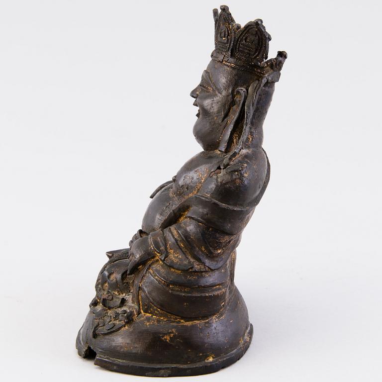 BUDAI, brons, Qing dynastin, 1600/1700-tal.
