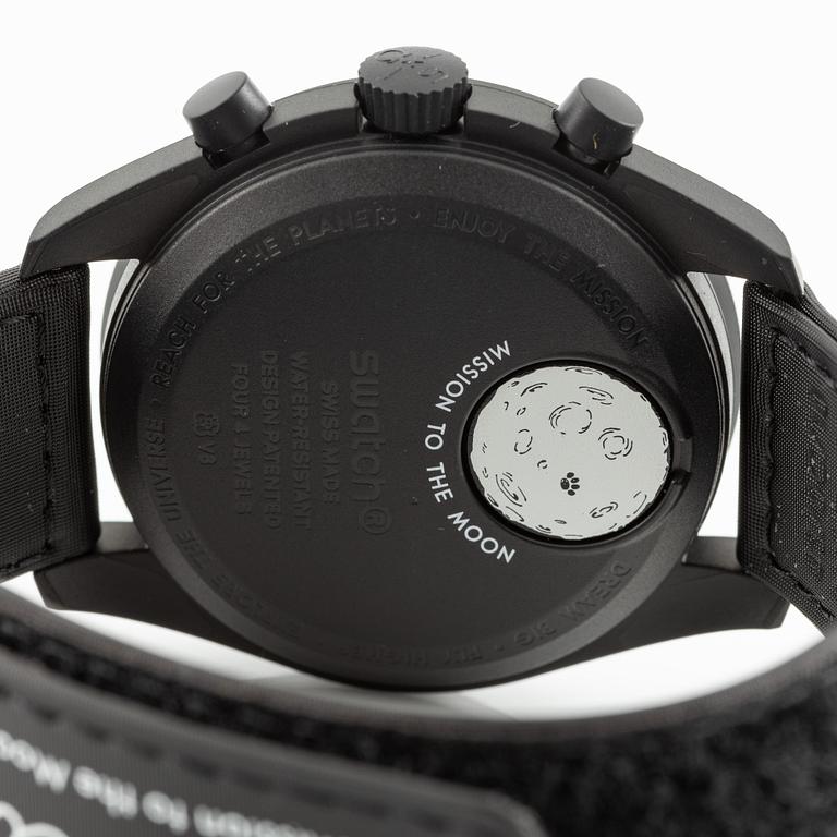 Omega/Swatch, MoonSwatch, "No Reserve", collection of 14 pcs, chronograph, wristwatches, 42 mm.