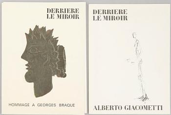 HÄFTEN, 2 st, Derriere le Miroir. Alberto Giacometti samt Hommage a Georges Braque.