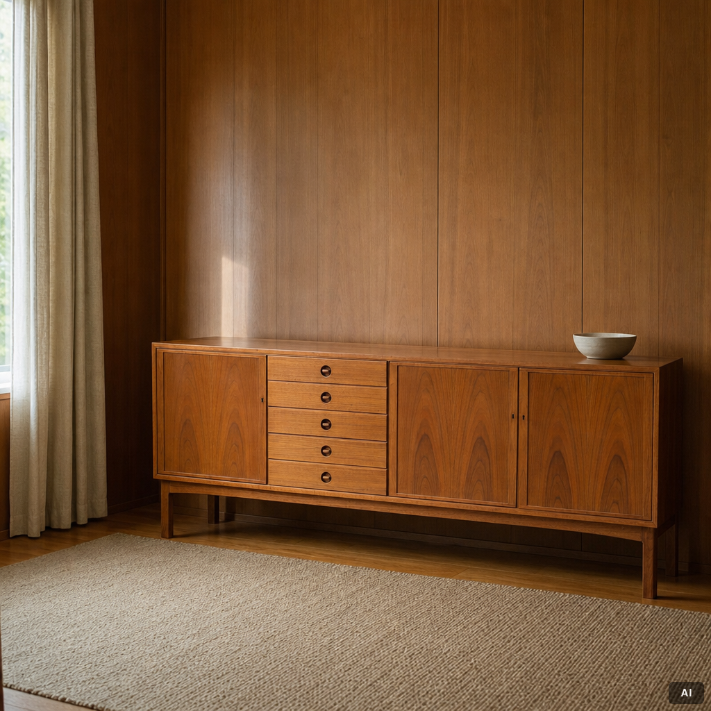 Sven Engström & Gunnar Myrstrand, Sideboard, “Tiveden”, Skaraborgs Möbelindustri, Tibro.