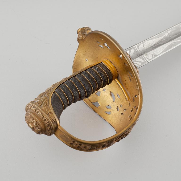 An officer's sword, Hungary/Austria, 19th/early 20th century.