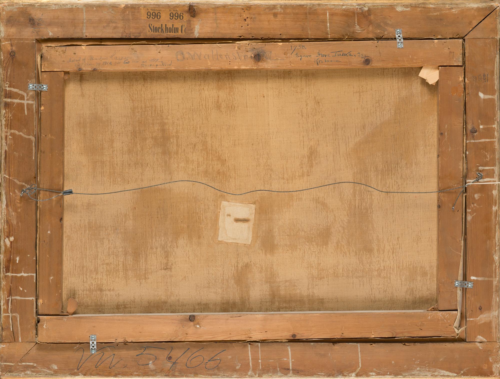 Marcus Larsson, circle of, Stormy sea.