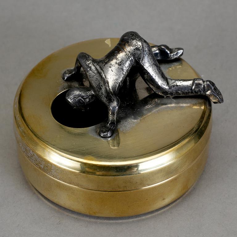 MANSCHETTKNAPPSASK, "Originell", Widerholm och Dahlberg, Eskilstuna, 1920-/30-tal.