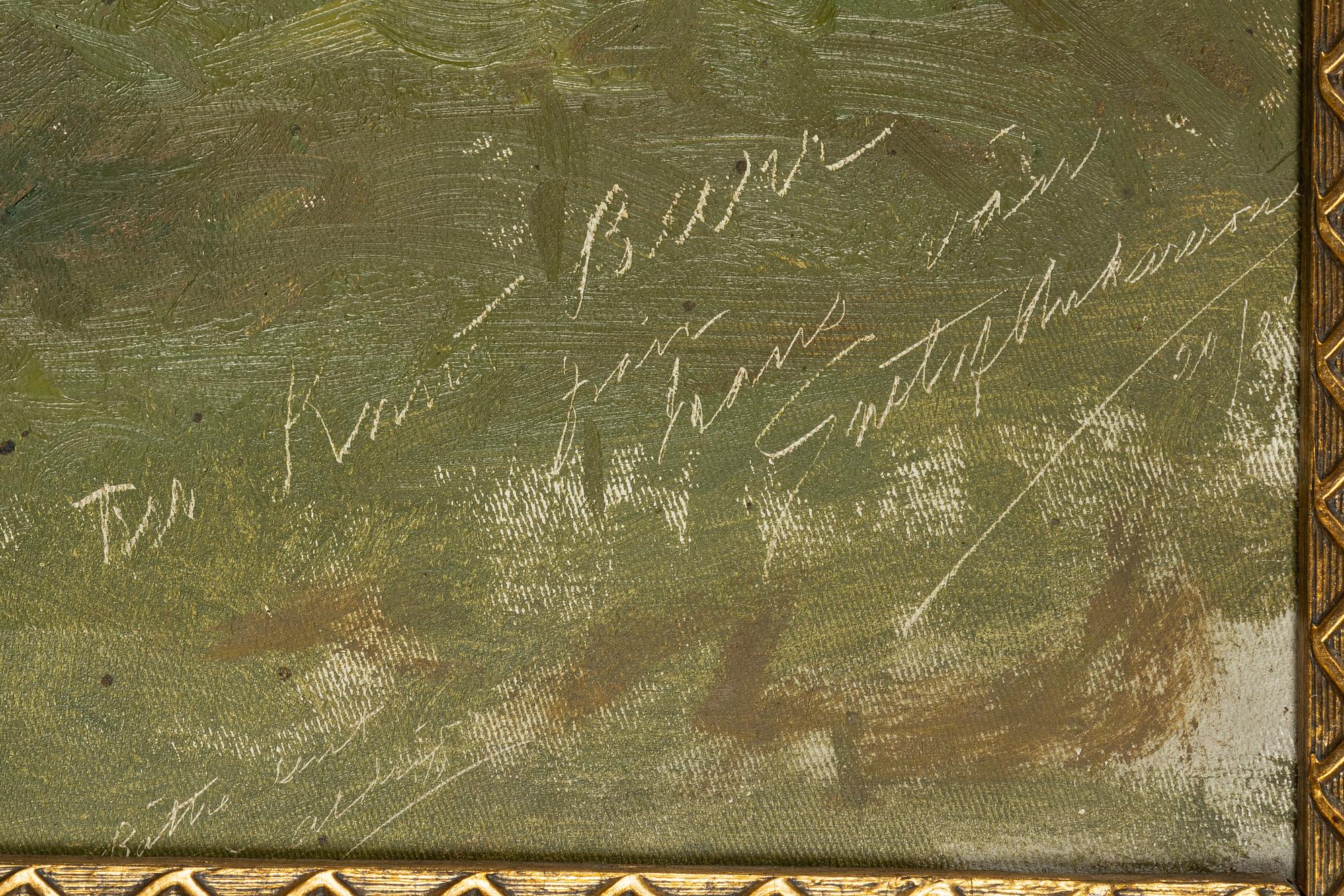 Gustaf Ankarcrona, Fäbovall by Lake Siljan.
