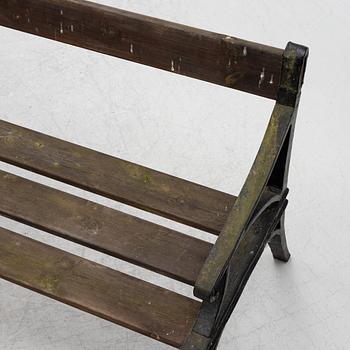 Garden sofa, Byarums bruk, 20th century.