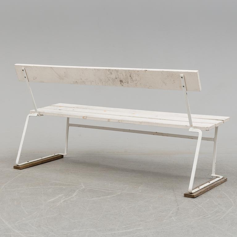 A mid 20th century garden sofa by Grythyttan.