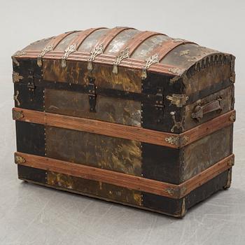 A late 19th century trunk.