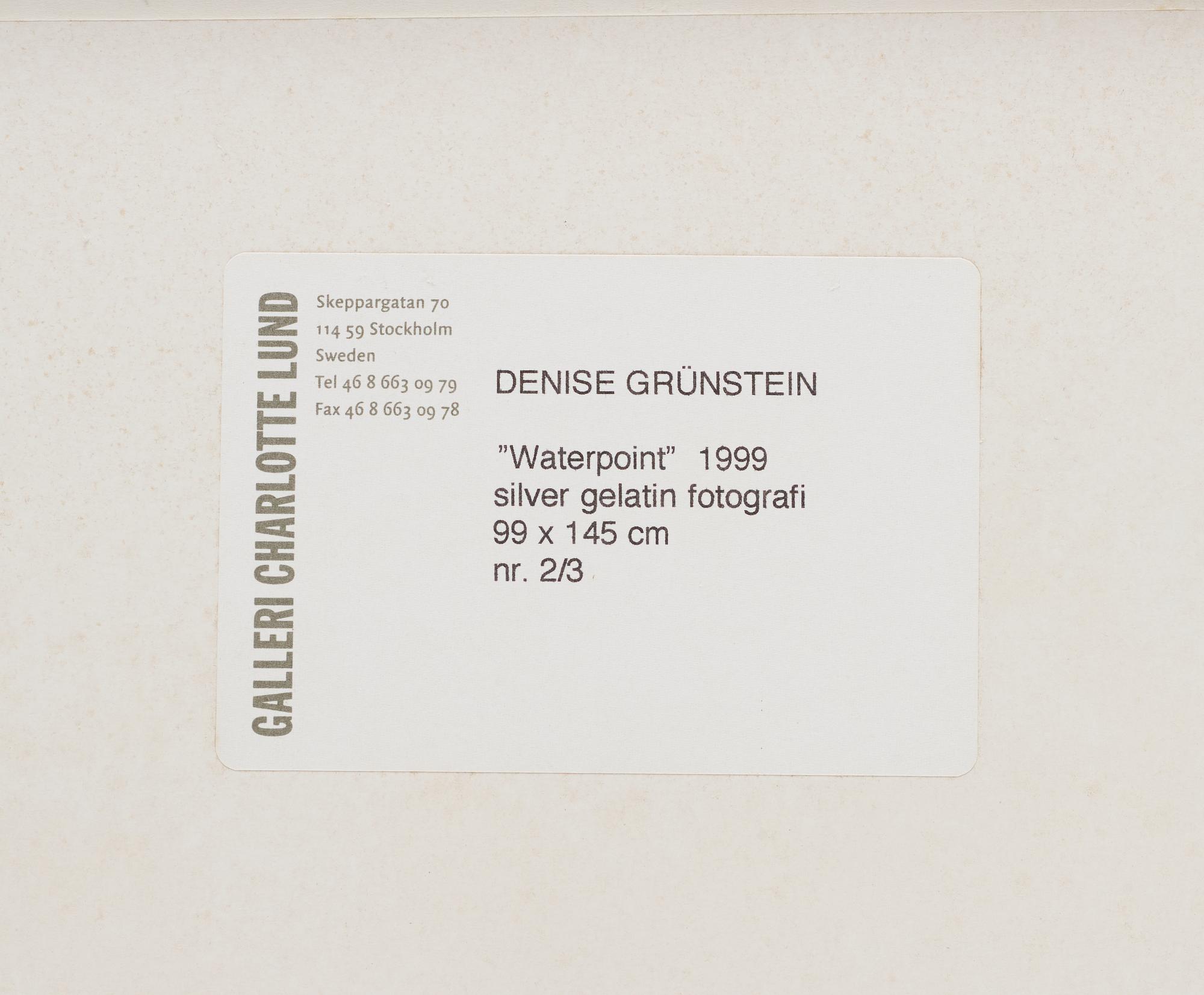 Denise Grünstein, fotografi upplaga 2/3.