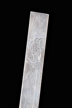 BREVKNIV, silver, Wiwen Nilsson, 1946. Vikt 34 g.