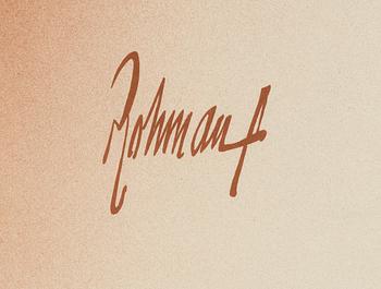 Eric Rohman, litografisk filmaffisch, "Charlie Chaplin Diktatorn", Ljunglöfs, Stockholm, 1945.