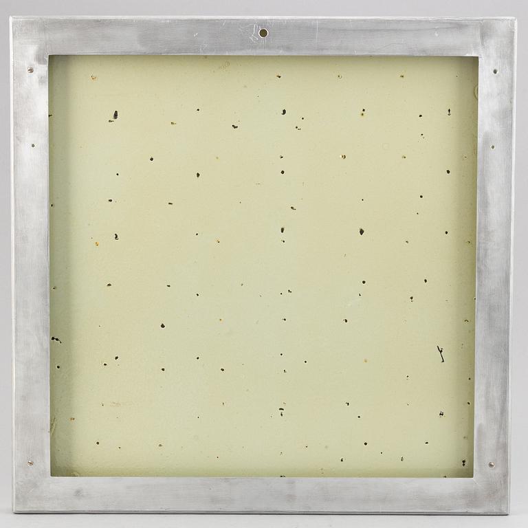 Stig Lindberg, väggrelief i emaljerad plåt, Gustavsberg, 1960-tal.