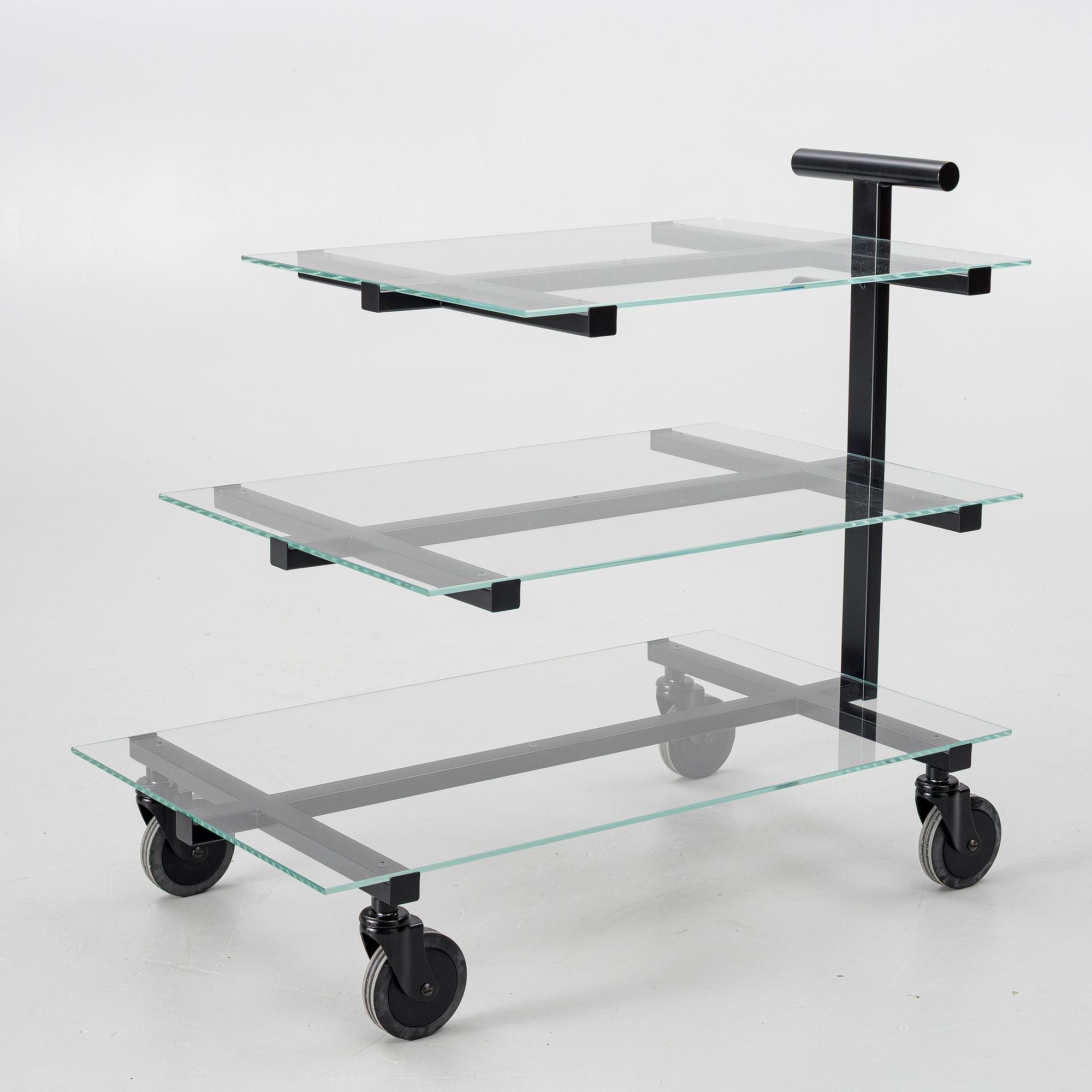 Josef Frank, a tea trolley, model 691, Svenskt Tenn, 2000s.