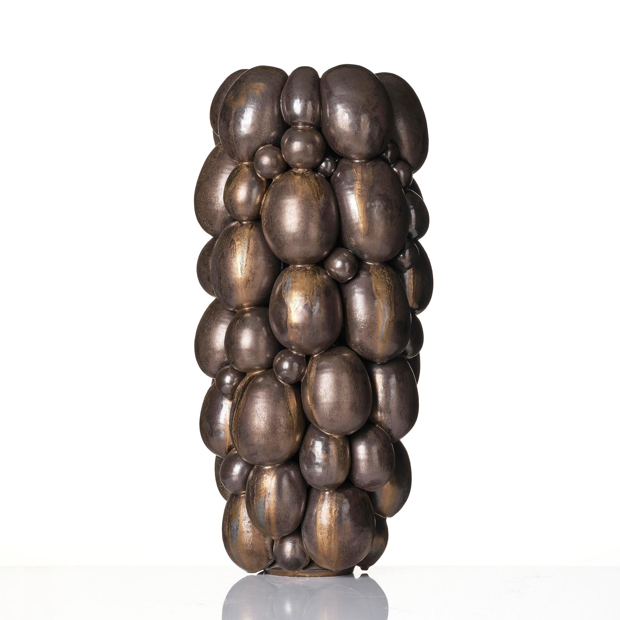 Mårten Medbo, skulptur/vas, "Crowd", stengods, egen ateljé, 2016.