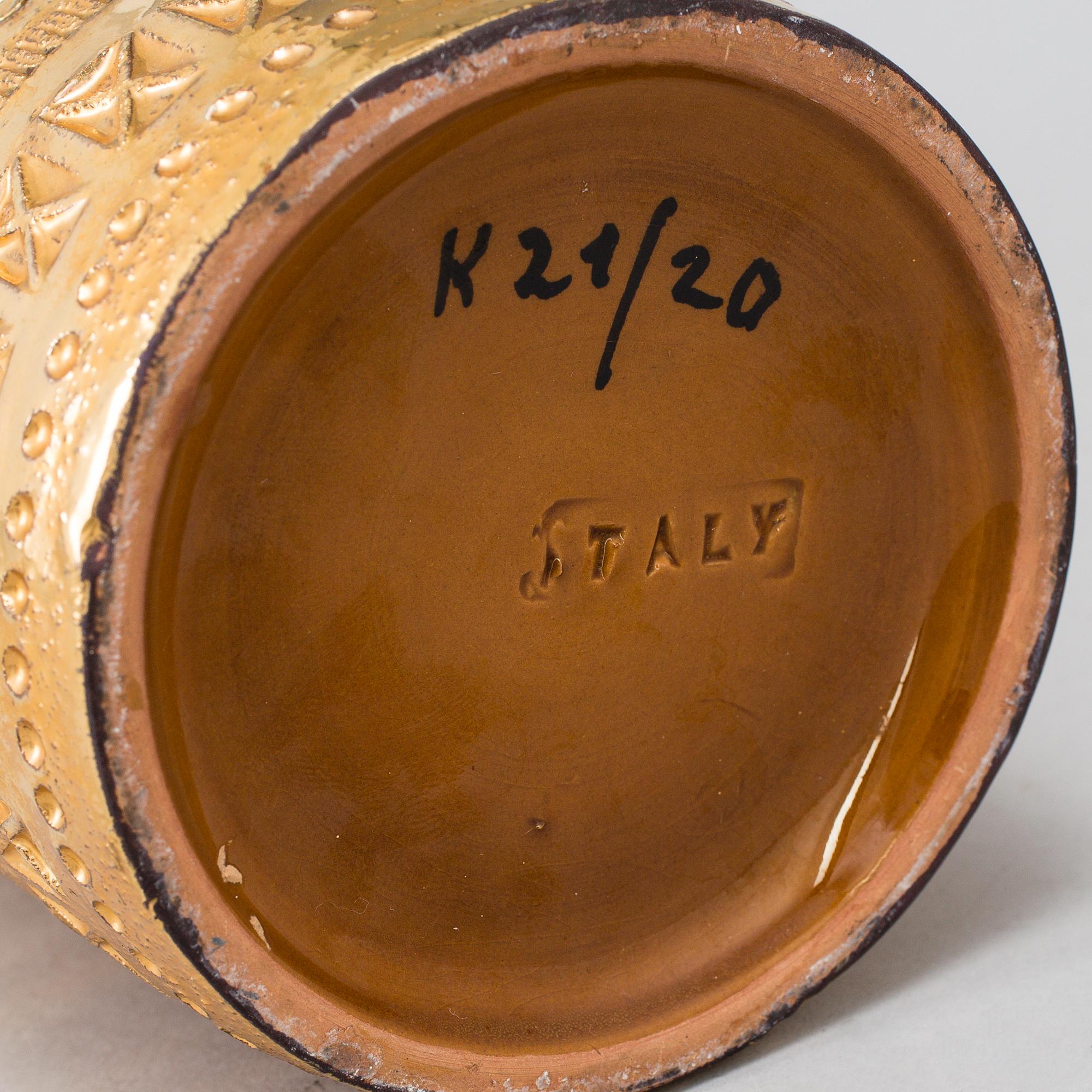 A 20th century vase by Bitossi.