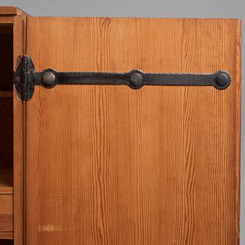 Axel Einar Hjorth, a stained pine 'Lovö' cabinet, Nordiska Kompaniet, Sweden 1930s.