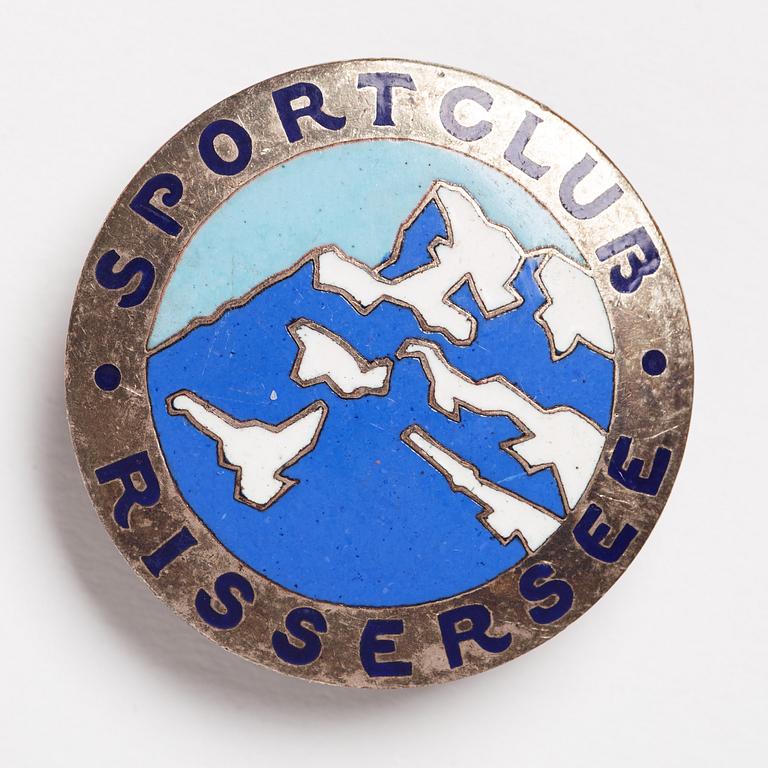 Club badges, 12 pcs, Germany, France, Czech Republic, 1869 - 1936,.